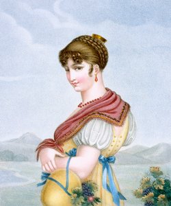 La ensoñación, grabado por Augrand, c.1816 de Parfait Augrand